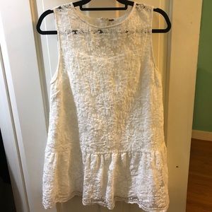 White Flower Lace dress